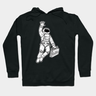 Out of Space - Black & White Hoodie